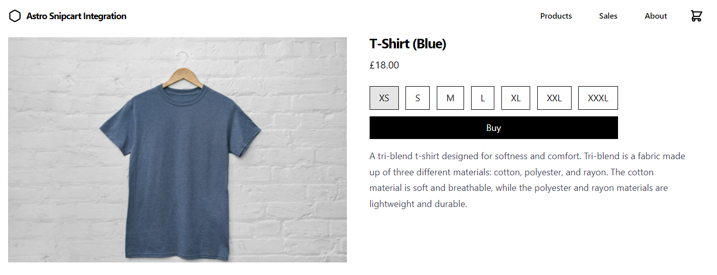 Start selling products with some HTML and Astro components in minutes!