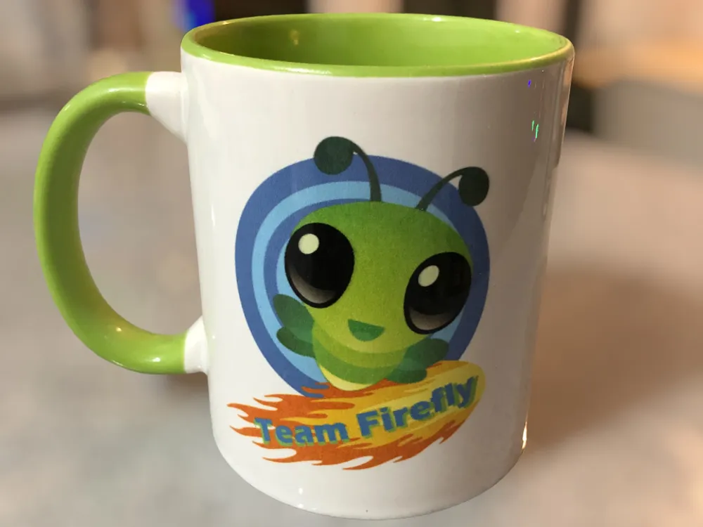 We even had our own logo and mug design!