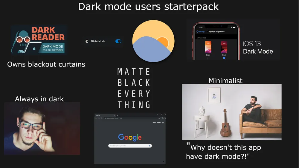 Laughing Off the Dark Mode Lobby